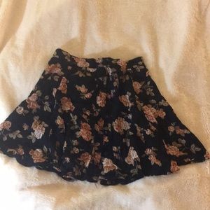 Brandy Melville button down rose skirt
